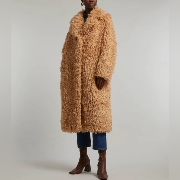 New Aligne Faux Fur Coat - Picture 2 of 9